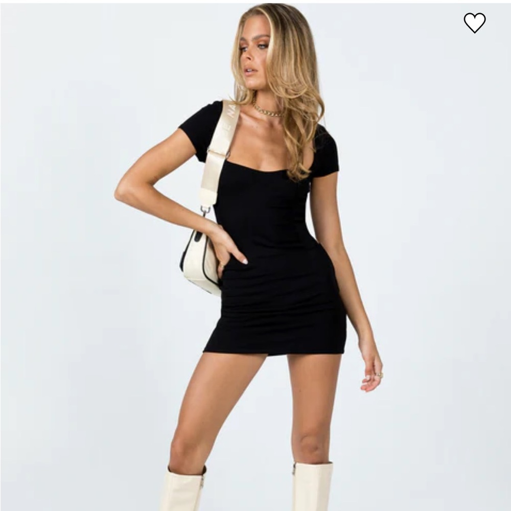 Princess Polly Black Mini Dress size 4